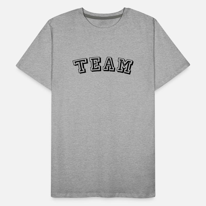 Conception d'équipe T-shirt bio Premium Homme