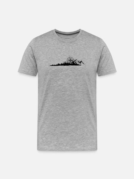 Please upload the design image - Men's Premium Organic T-Shirt - heather grey