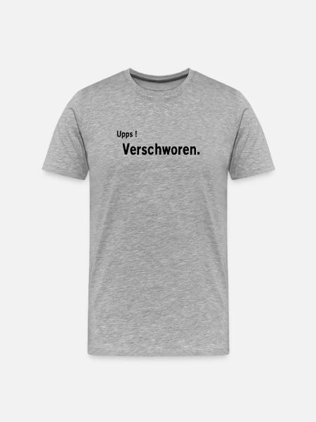 Conspiré - T-shirt bio Premium Homme - gris chiné