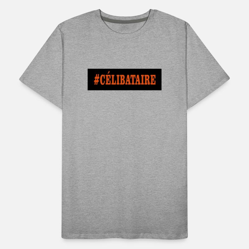 celibataire T-shirt bio Premium Homme