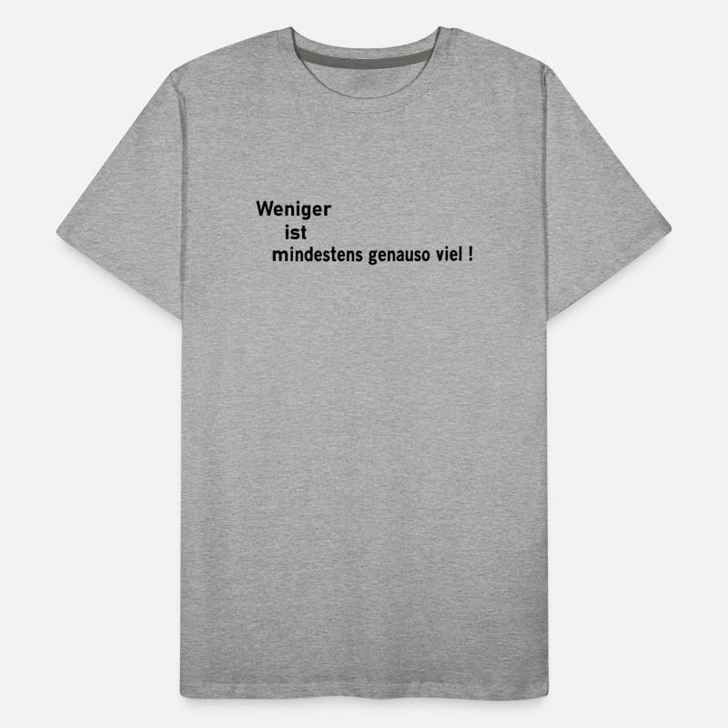 Moins c’est T-shirt bio Premium Homme