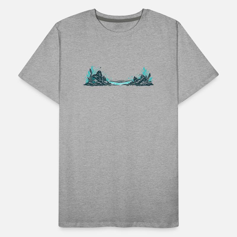 Jungle-style riverside Men's Premium Organic T-Shirt
