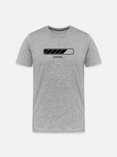 loading - Men's Premium Organic T-Shirt - heather grey