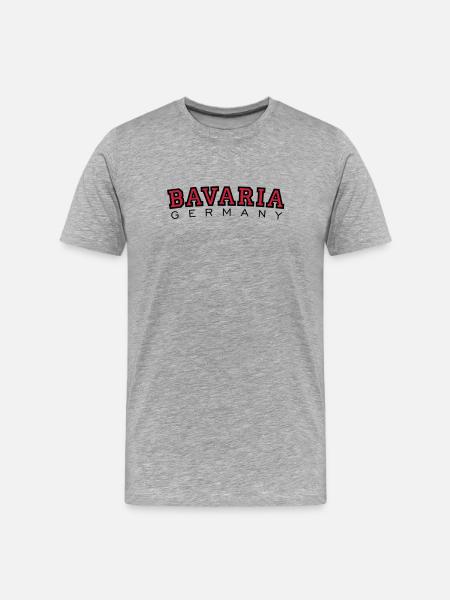 Bavaria Germany - Men's Premium Organic T-Shirt - heather grey