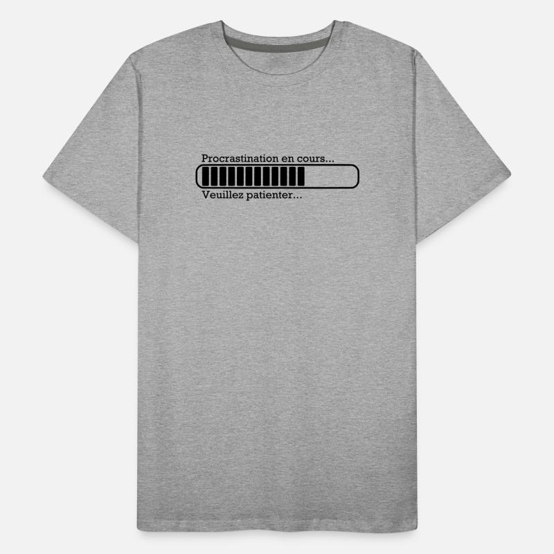 Procrastination en cours... T-shirt bio Premium Homme