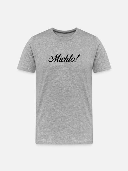 michto - T-shirt bio Premium Homme - gris chiné