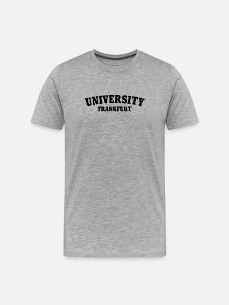 University of Frankfurt - Men's Premium Organic T-Shirt - heather grey