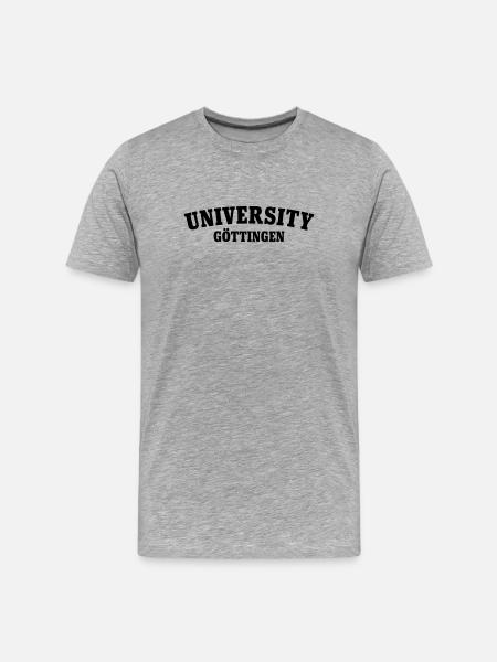 University of Göttingen - Men's Premium Organic T-Shirt - heather grey