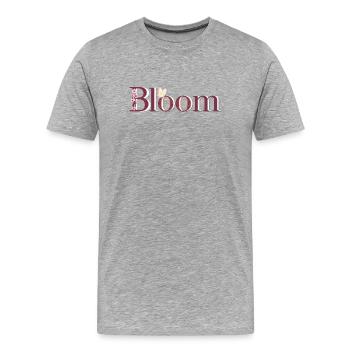 Spring Soul - Männer Premium Bio T-Shirt - Grau meliert - Vorne - Damien (186cm)