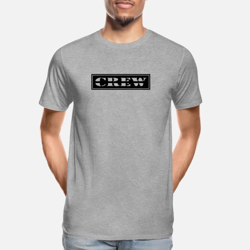 Conception de l’équipage sous forme de patch T-shirt bio Premium Homme