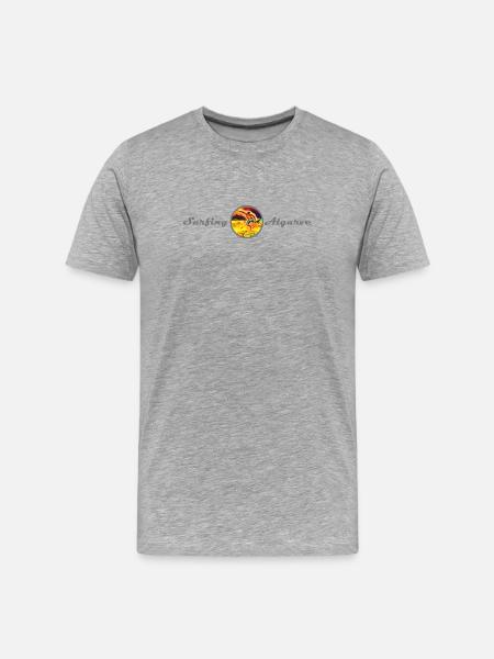 Surf Algarve - T-shirt bio Premium Homme - gris chiné