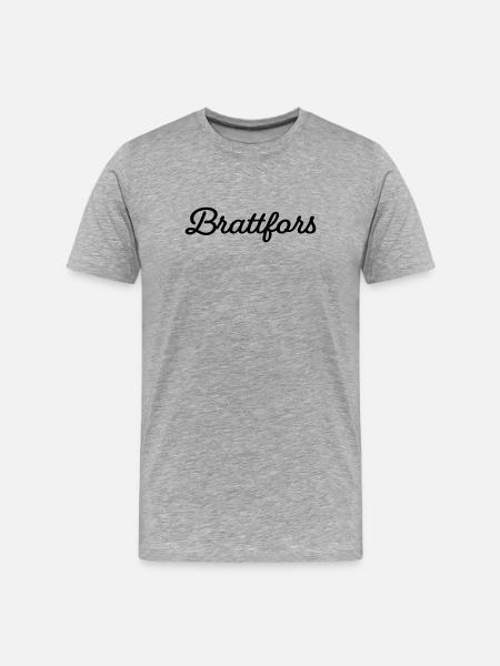Brattfors ink - Men's Premium Organic T-Shirt - heather grey
