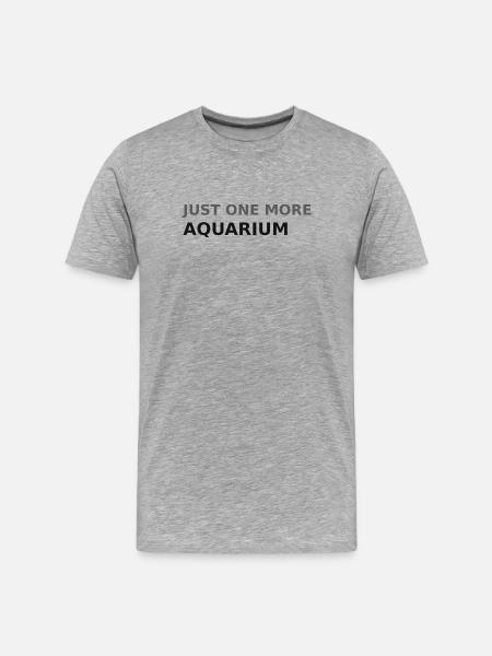 Only one aquarium left - Men's Premium Organic T-Shirt - heather grey