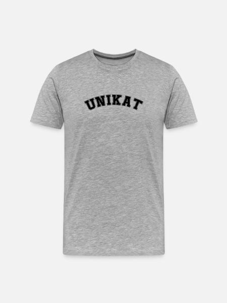 Unique piece - Men's Premium Organic T-Shirt - heather grey