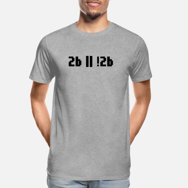2b ou pas 2b – Programmeur de Shakespeare Hamlet T-shirt bio Premium Homme