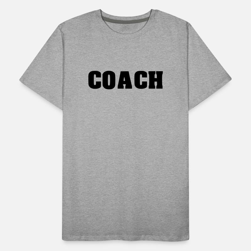 coach coaching Männer Premium Bio T-Shirt