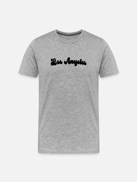 Los Angeles 8 - T-shirt bio Premium Homme - gris chiné