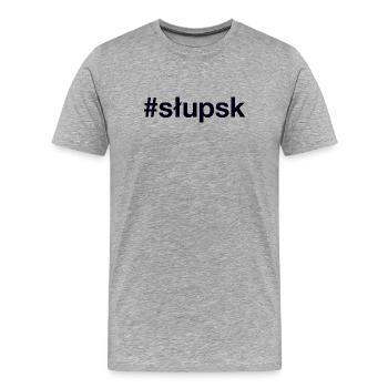 Slupsk Polska, Pologne - T-shirt bio Premium Homme - gris chiné - Devant - Damien (186cm)