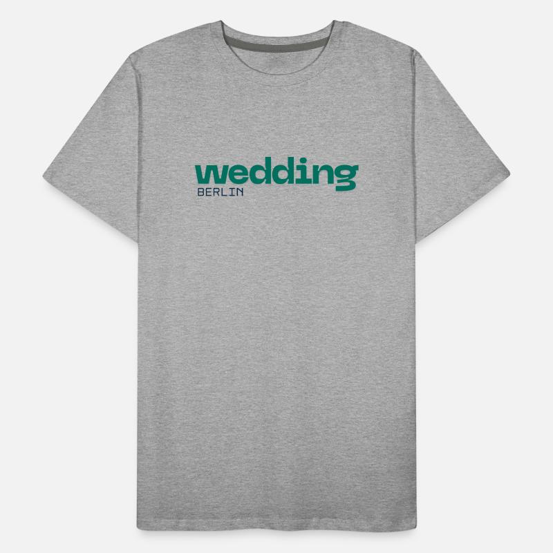Wedding Berlin - Beautiful, simple design Men's Premium Organic T-Shirt