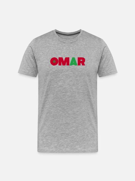 Maroc - T-shirt bio Premium Homme - gris chiné
