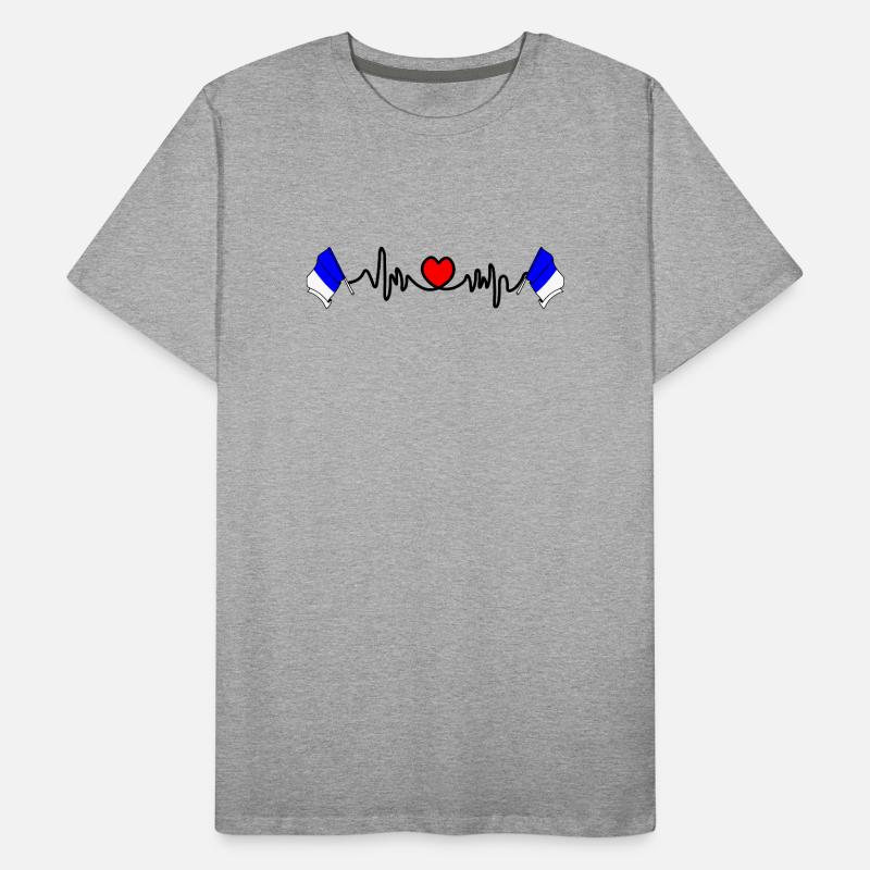 Spa Custom Flagge Männer Premium Bio T-Shirt