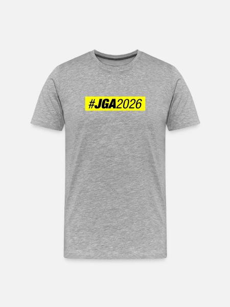 Jga 2026 Bachelor Party - Men's Premium Organic T-Shirt - heather grey