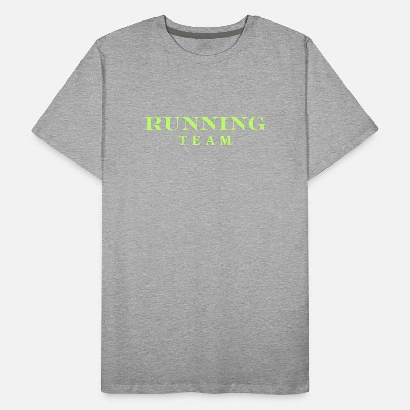 Équipe de course T-shirt bio Premium Homme