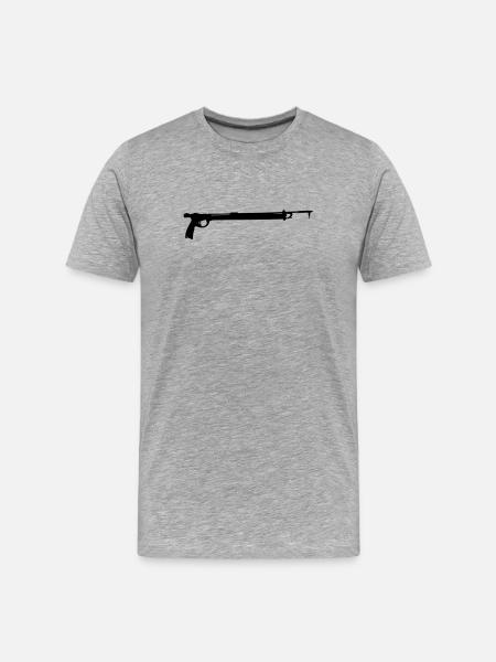 Speargun - Men's Premium Organic T-Shirt - heather grey