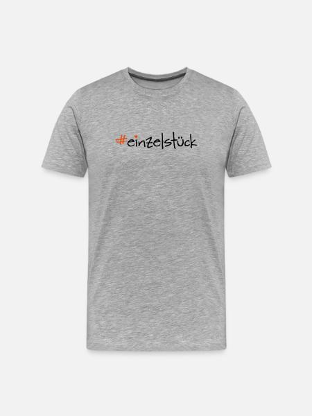 Single copy - Men's Premium Organic T-Shirt - heather grey