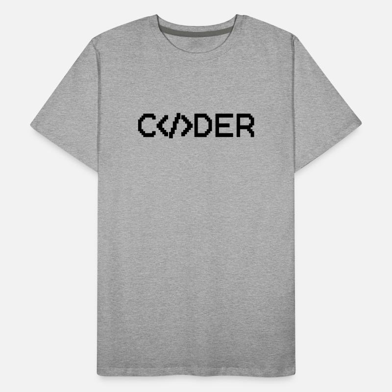 Coder Männer Premium Bio T-Shirt