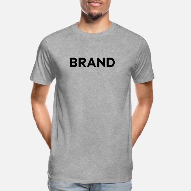 Design de marque, Marques, Type, Typographie, Déclaration T-shirt bio Premium Homme