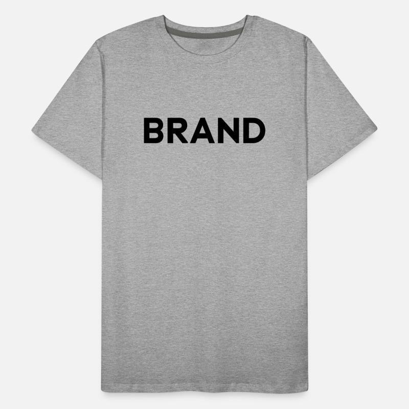 Design de marque, Marques, Type, Typographie, Déclaration T-shirt bio Premium Homme