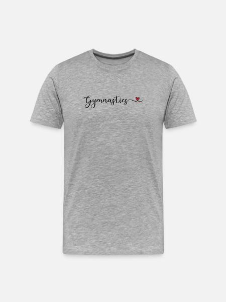 Gymnastics - Men's Premium Organic T-Shirt - heather grey