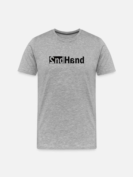 2ème main - T-shirt bio Premium Homme - gris chiné