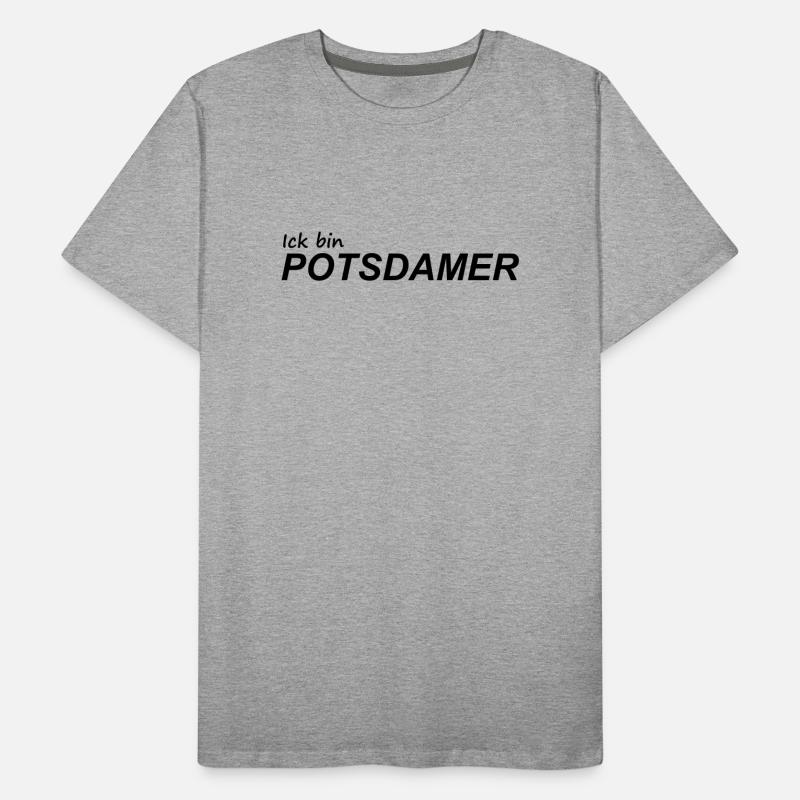 ICK BIN POTSDAMER Männer Premium Bio T-Shirt