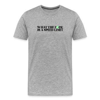 Car - Men's Premium Organic T-Shirt - heather grey - Front - Damien (186cm)
