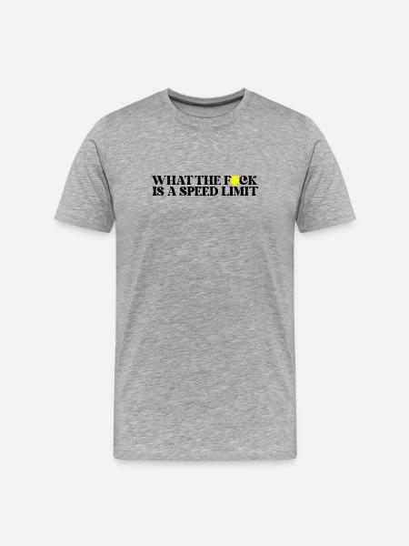 Auto - Männer Premium Bio T-Shirt - Grau meliert