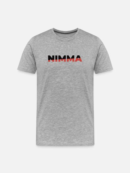 NIMMA - T-shirt bio Premium Homme - gris chiné