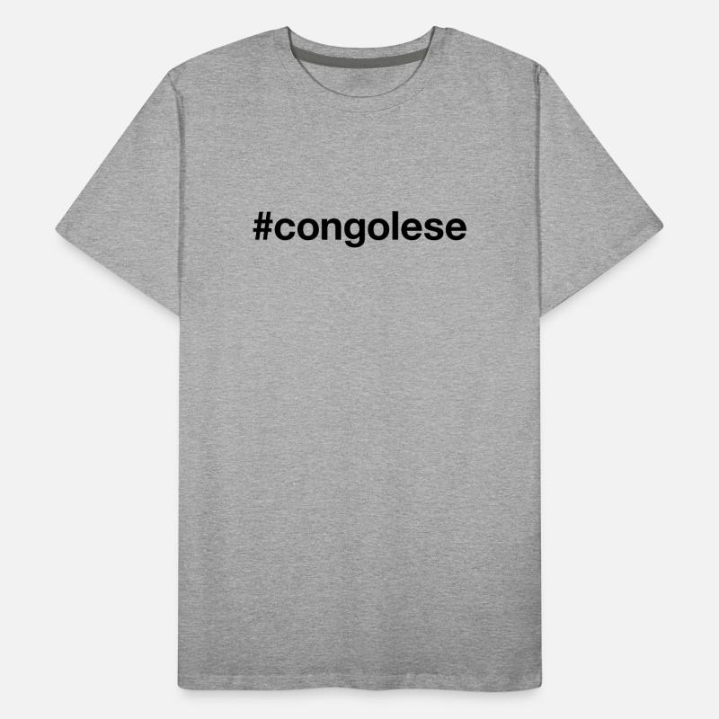 CONGOLAIS Hashtag Kongo Congo T-shirt bio Premium Homme
