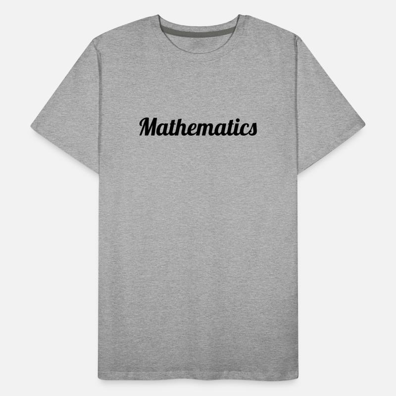 Mathematics Men's Premium Organic T-Shirt