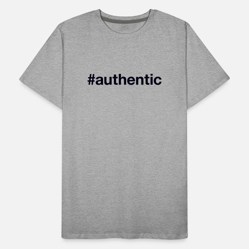 AUTHENTIQUE authentique réel T-shirt bio Premium Homme