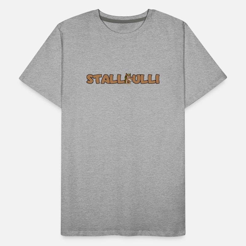 Pull d’écurie - Écurie - Cavalier cheval Cavalier T-shirt bio Premium Homme