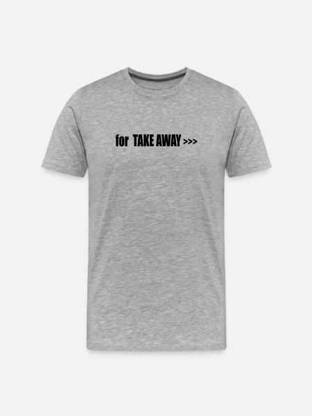 à EMPORTER - T-shirt bio Premium Homme - gris chiné