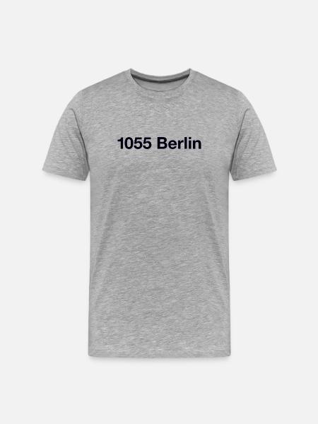 Ostberlin 80er Prenzlauer Berg - Männer Premium Bio T-Shirt - Grau meliert