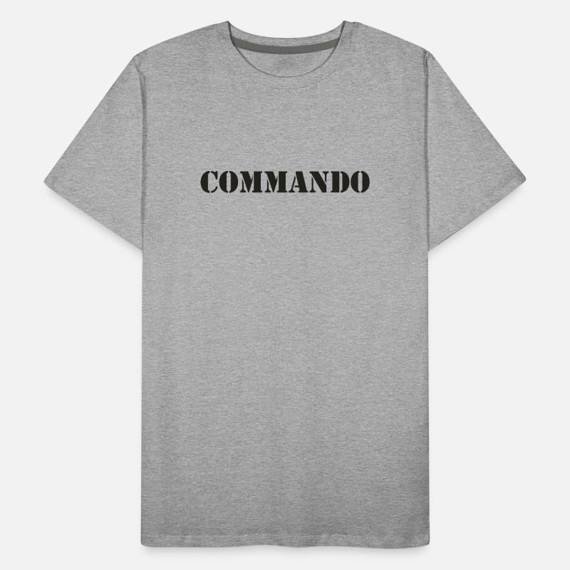 COMMANDO Men's Premium Organic T-Shirt