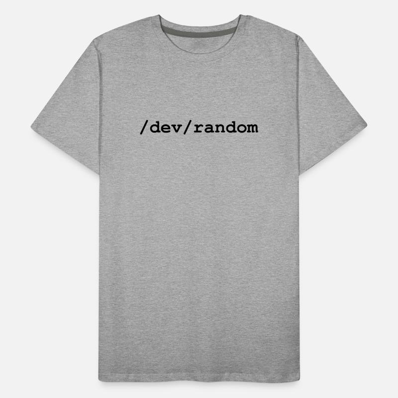 Linux random number generator - /dev/random Men's Premium Organic T-Shirt