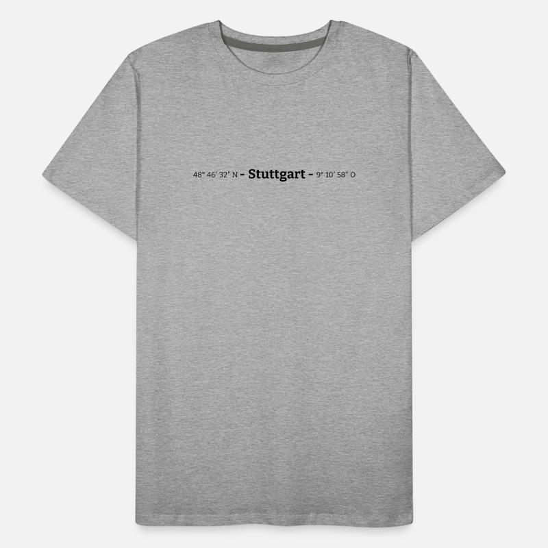 Coordonnées Stuttgart T-shirt bio Premium Homme