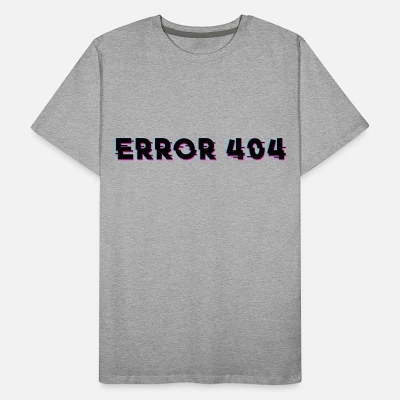 internet error 404 - Internet Error 404 Men's Premium Organic T-Shirt