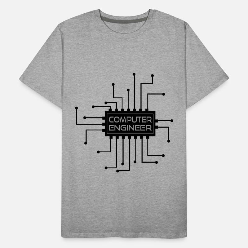 Computer engineer - Computer Ingenieur Männer Premium Bio T-Shirt
