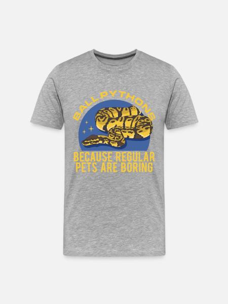 Königspython Schlangen Python Geschenk - Männer Premium Bio T-Shirt -